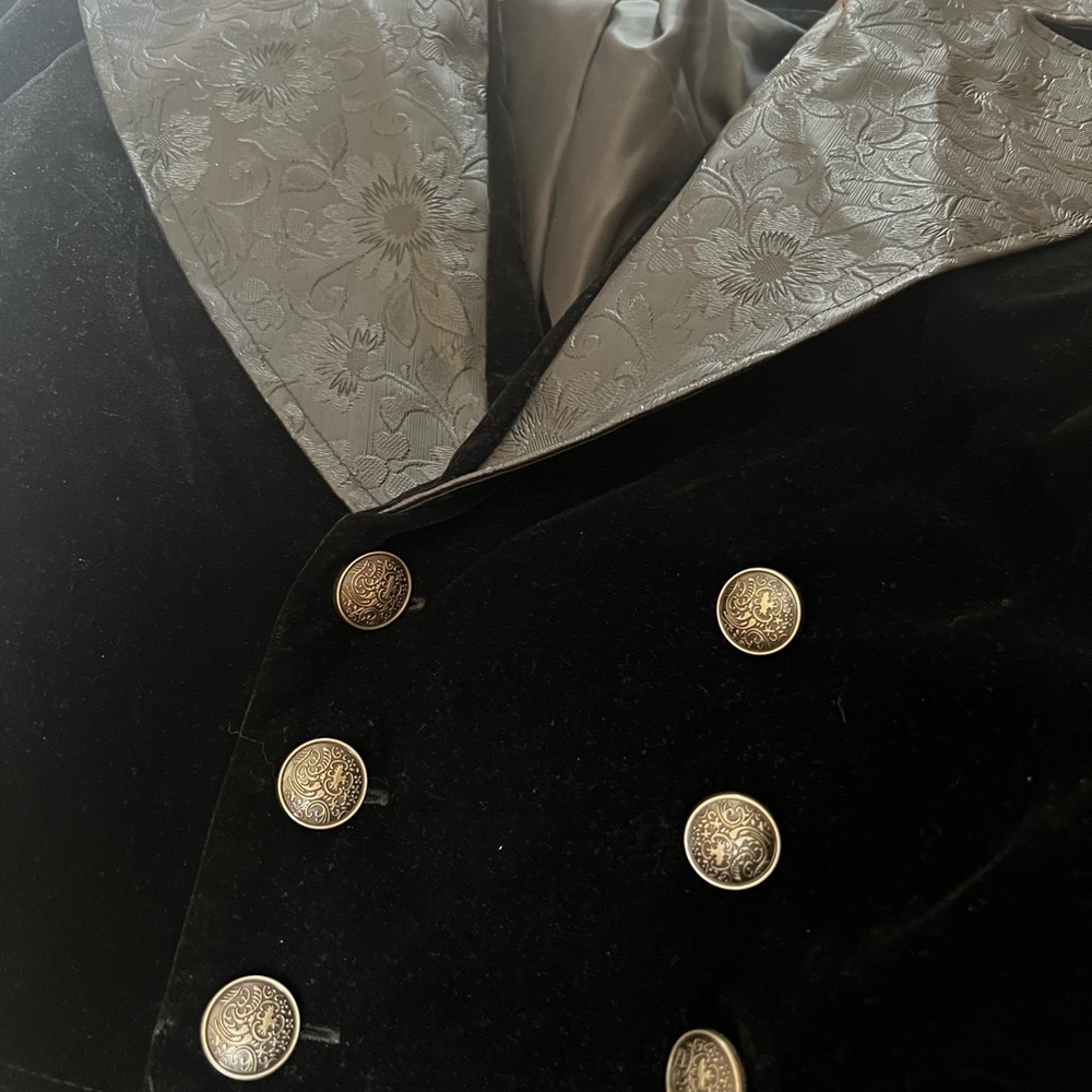 Spirit Black Renaissance Victorian-Style Gothic 🧛‍♂️ Costume Jacket - Picture 10 of 16
